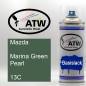 Preview: Mazda, Marina Green Pearl, 13C: 400ml Sprühdose, von ATW Autoteile West.